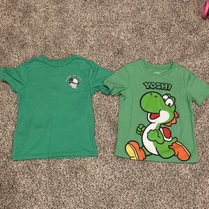 St. Patrick’s Day and Green Yoshi Kids T-Shirt Set